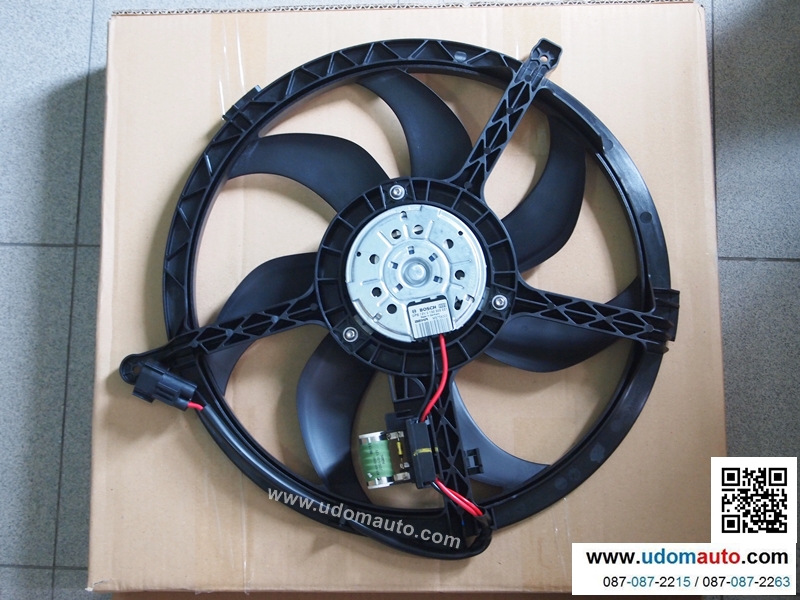 พัดลมไฟฟ้า MINI R56-R58 มีรีซิสแต้น / Cooling Fan Assembly #2752632