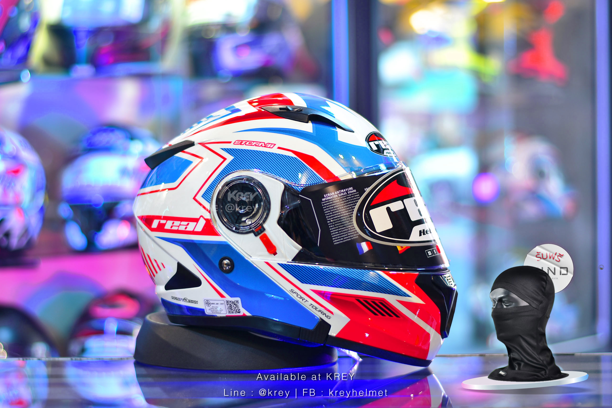 Real model Storm Eagle Force White Blue Red