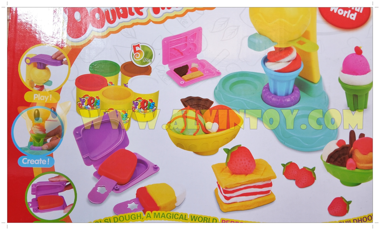 Ice Cream Double Twister - แป้งโดว์ ชุดทำไอศกรีม