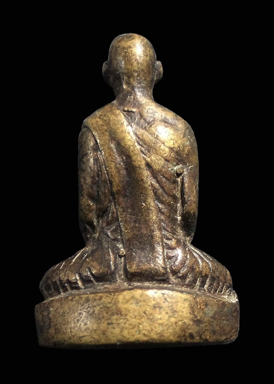 รูปเหมือนหล่อโบราณ พิมพ์ฐานสูง หลวงพ่อเดิม วัดหนองหลวง จ.นครสวรรค์