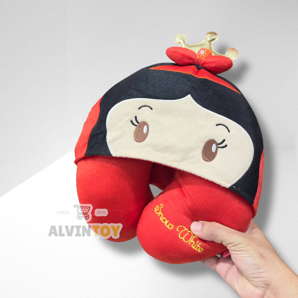 หมอนรองคอตัวยูลายเจ้าหญิง Snow White - สโนว์ไวท์