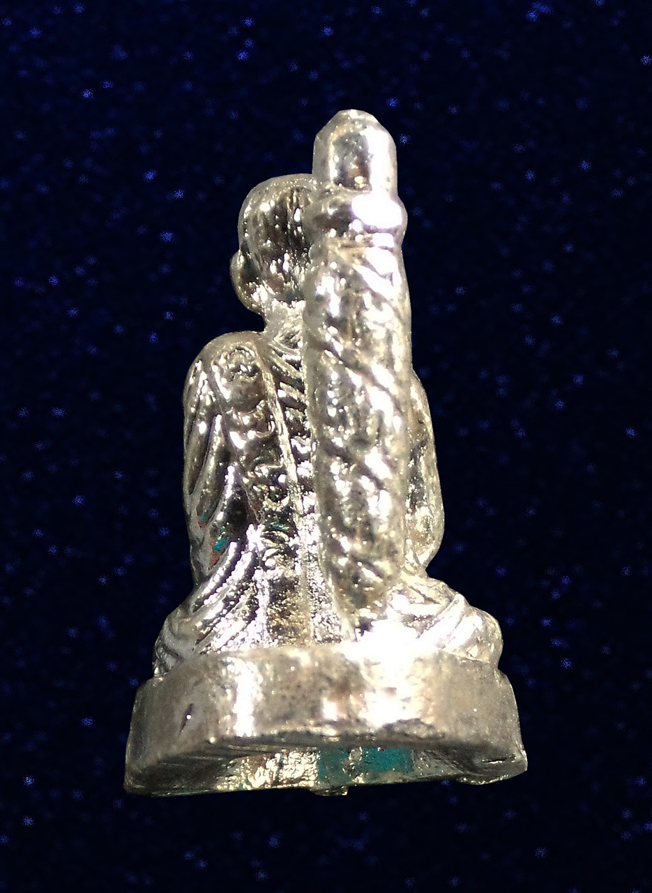 รูปหล่อพระสิวลีนั่งจกบาตร(ฉันภัตตาหาร)ให้โชคลาภดีไม่มีอด