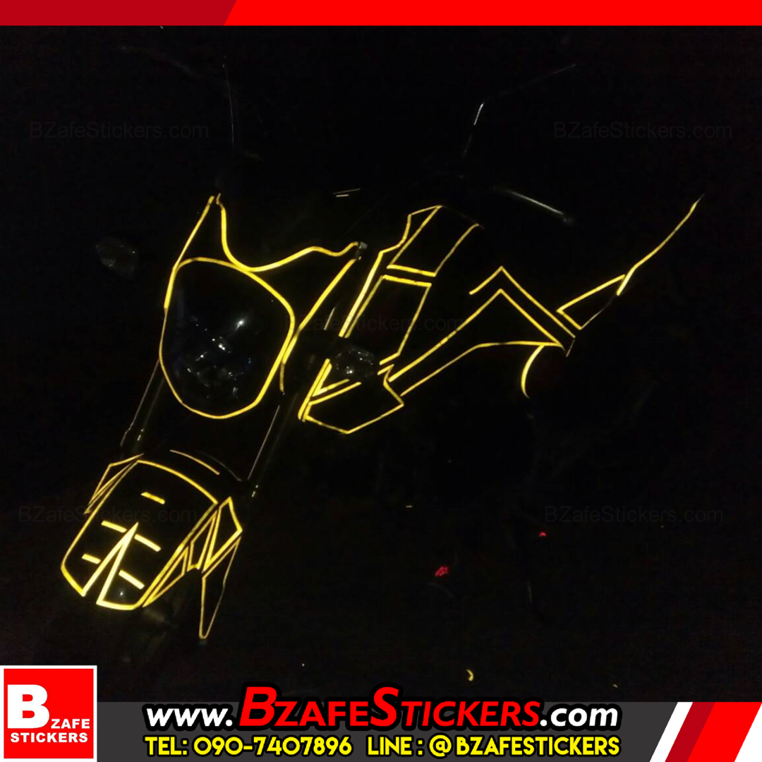 รีวิว สติ๊กเกอร์สะท้อนแสงติดขอบล้อ 3M, Kiwalite สติ๊กเกอร์ติดล้อ สติ๊กเกอร์แต่งรถ