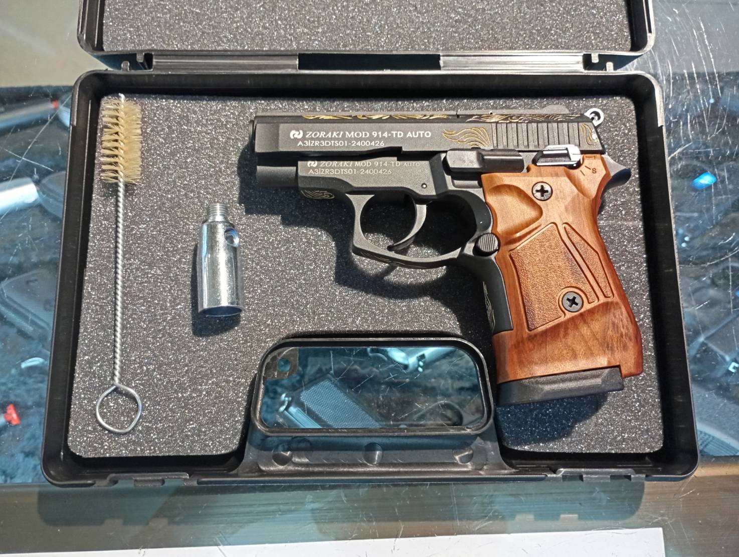 914 auto bk ลายไม้