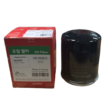 กรองเครื่อง ไส้ กรอง น้ำมันเครื่อง ไส้กรองน้ำมันเครื่อง ISUZU D-MAX ALL NEW 2.5 / 3.0 / MU-X / MADE IN KOREA ยี่ห้อ SPEEDMATE / 5876150000 / 8-98165071-0 / SM-OFj036