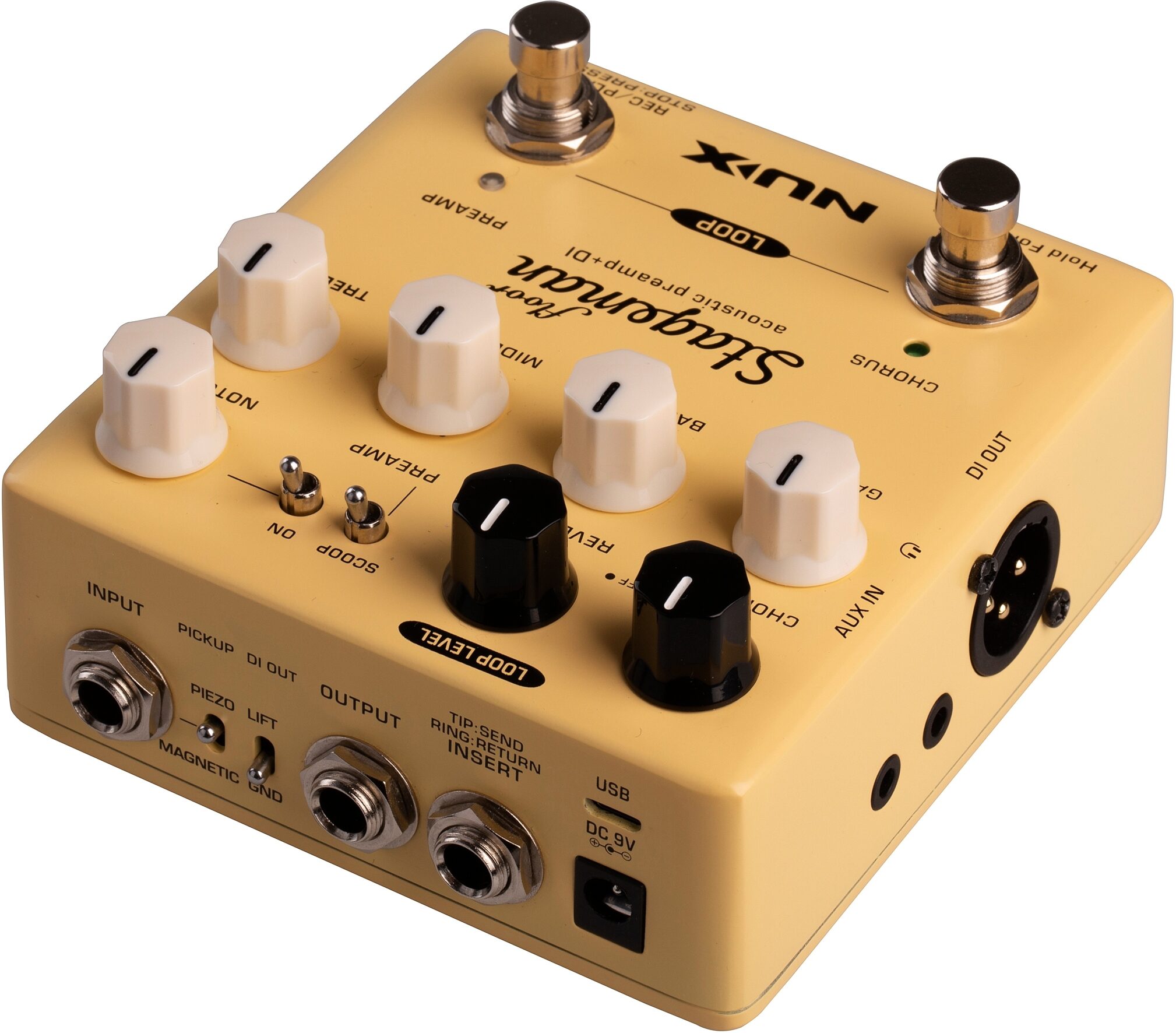 Nux Stageman Floor NAP-5 *ของแท้ประกัน 1ปี* เอฟเฟคกีต้าร์อคูสติก, Acoustic Guitar Preamp Pedal, Looper, DI Out, FX