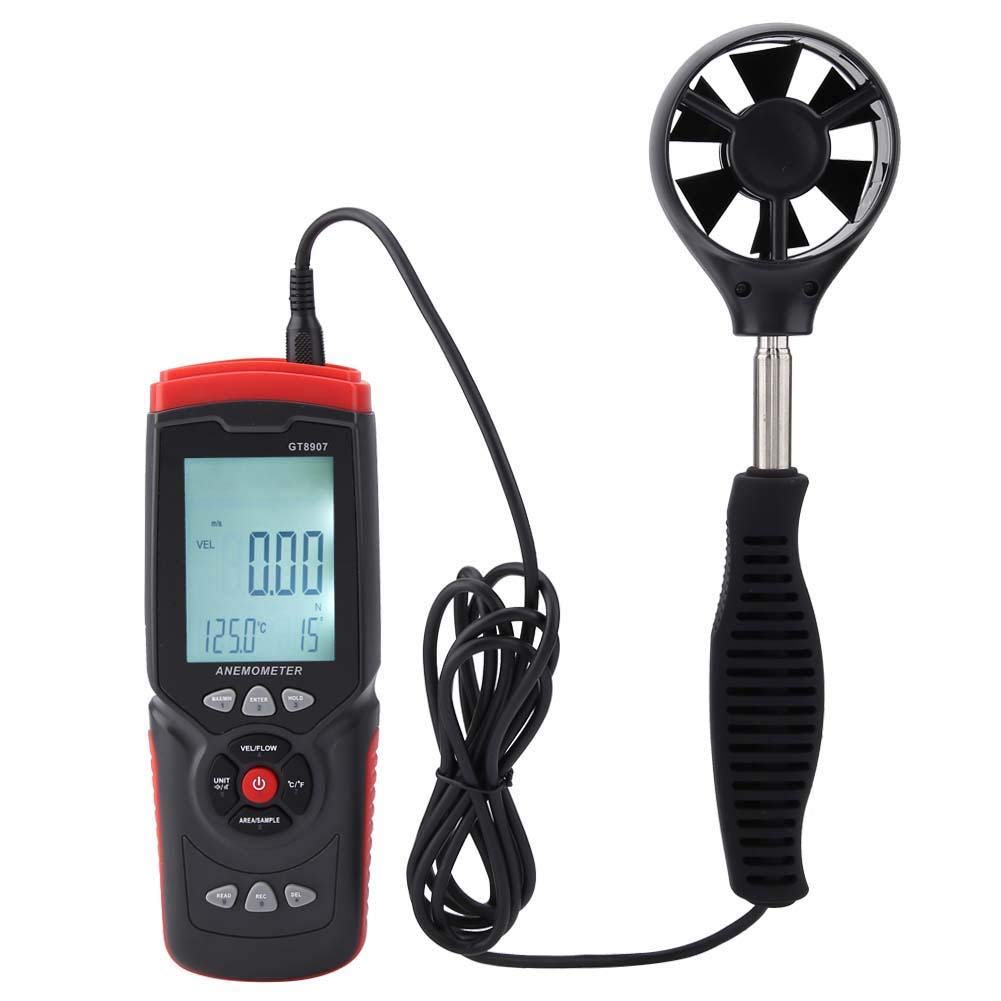 เครื่องวัดความเร็วลม GT8907 Digital Anemometer