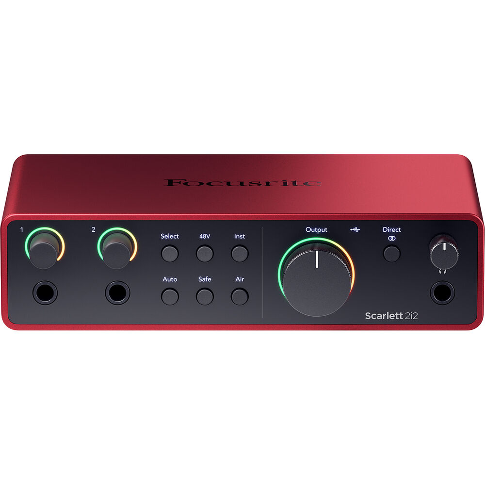 Focusrite Scarlett 2i2 (4th Gen) *ของแท้ประกัน 1ปี* USB-C Audio Interface ออดิโอ อินเตอร์เฟส, iOS/ Mac/ PC