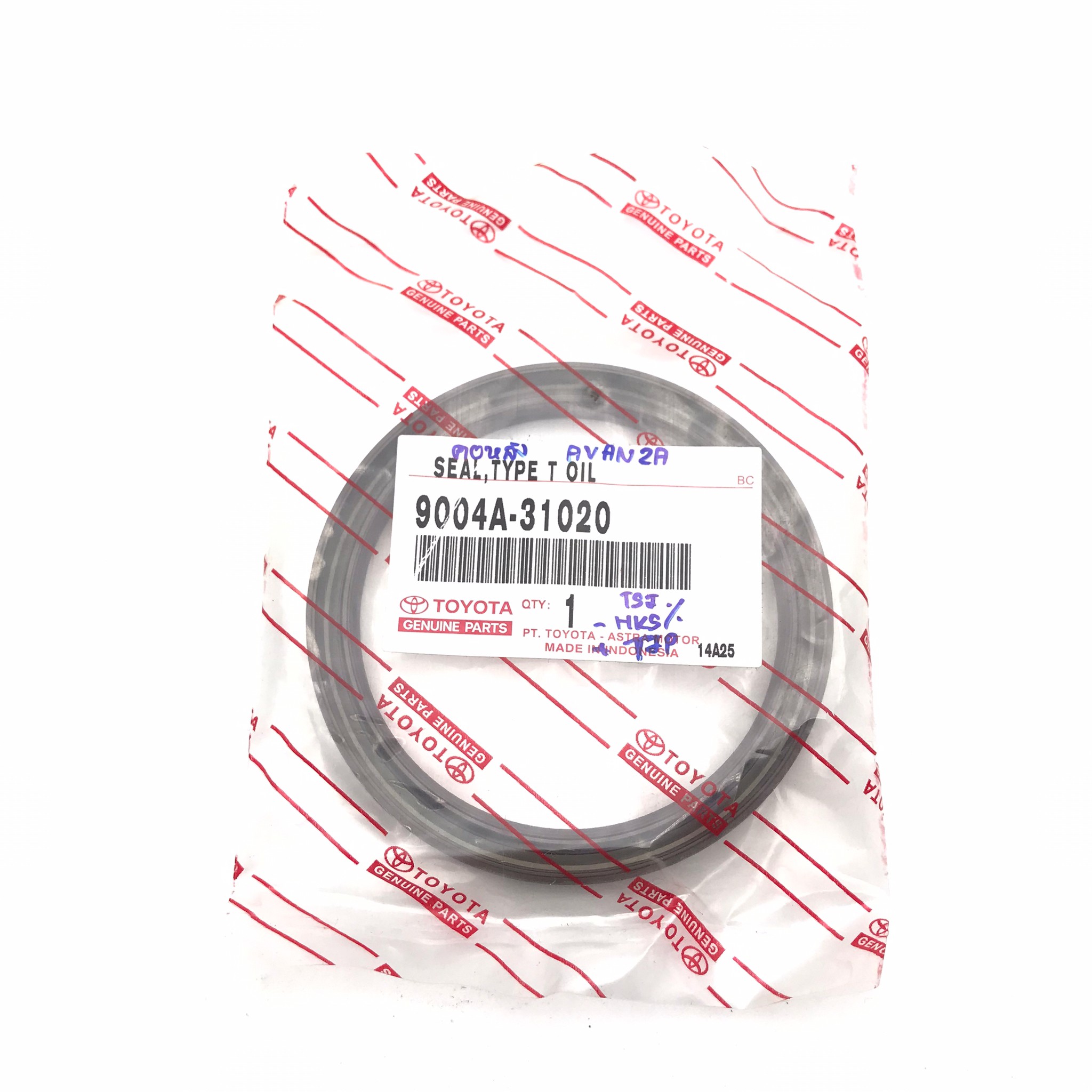 (แท้ศูนย์) ซีลคอหลัง / ซีลข้อเหวี่ยงหลัง TOYOTA AVANZA โตโยต้า อแวนซ่า ขนาด ใน 73 นอก 89 สูง 9 มิล เบอร์ 9004A-31020 ยี่ห้อ TOYOTA