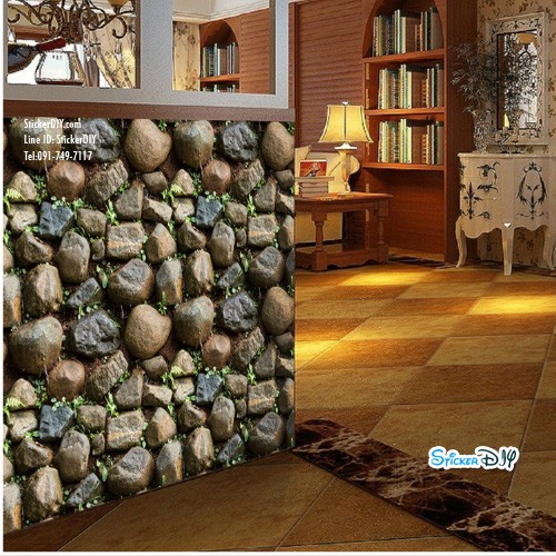 (กว้าง45cm.xยาว10m.)Wallpaper sticker วอลเปเปอร์แบบกาวในตัว SA1015