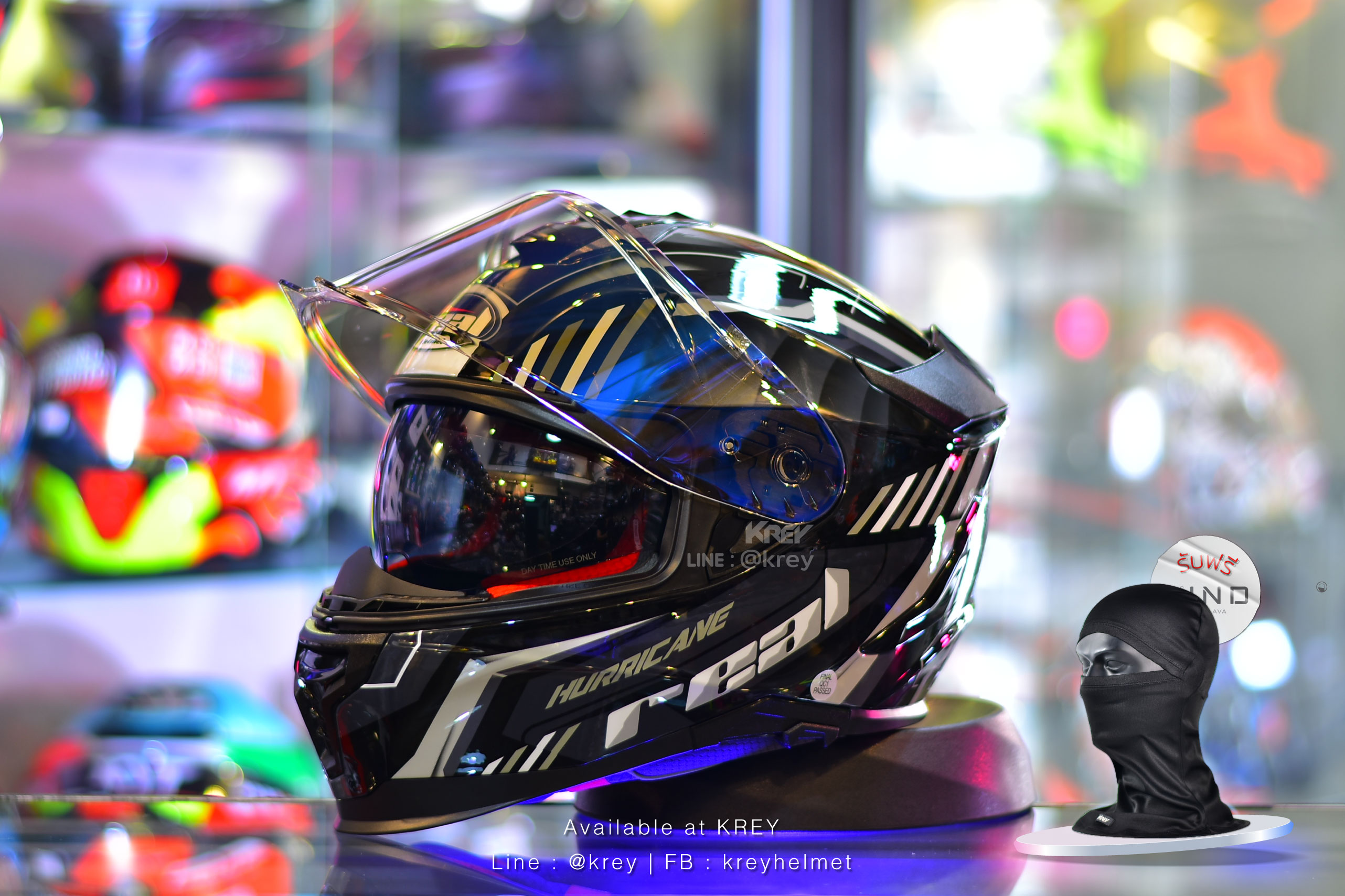 Real model Hurricane Kona Black Grey