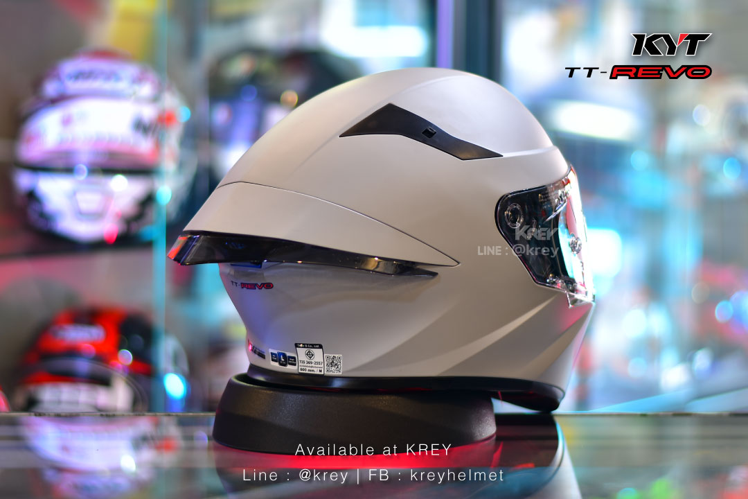 KYT model TT REVO Solids Asp Grey Matte
