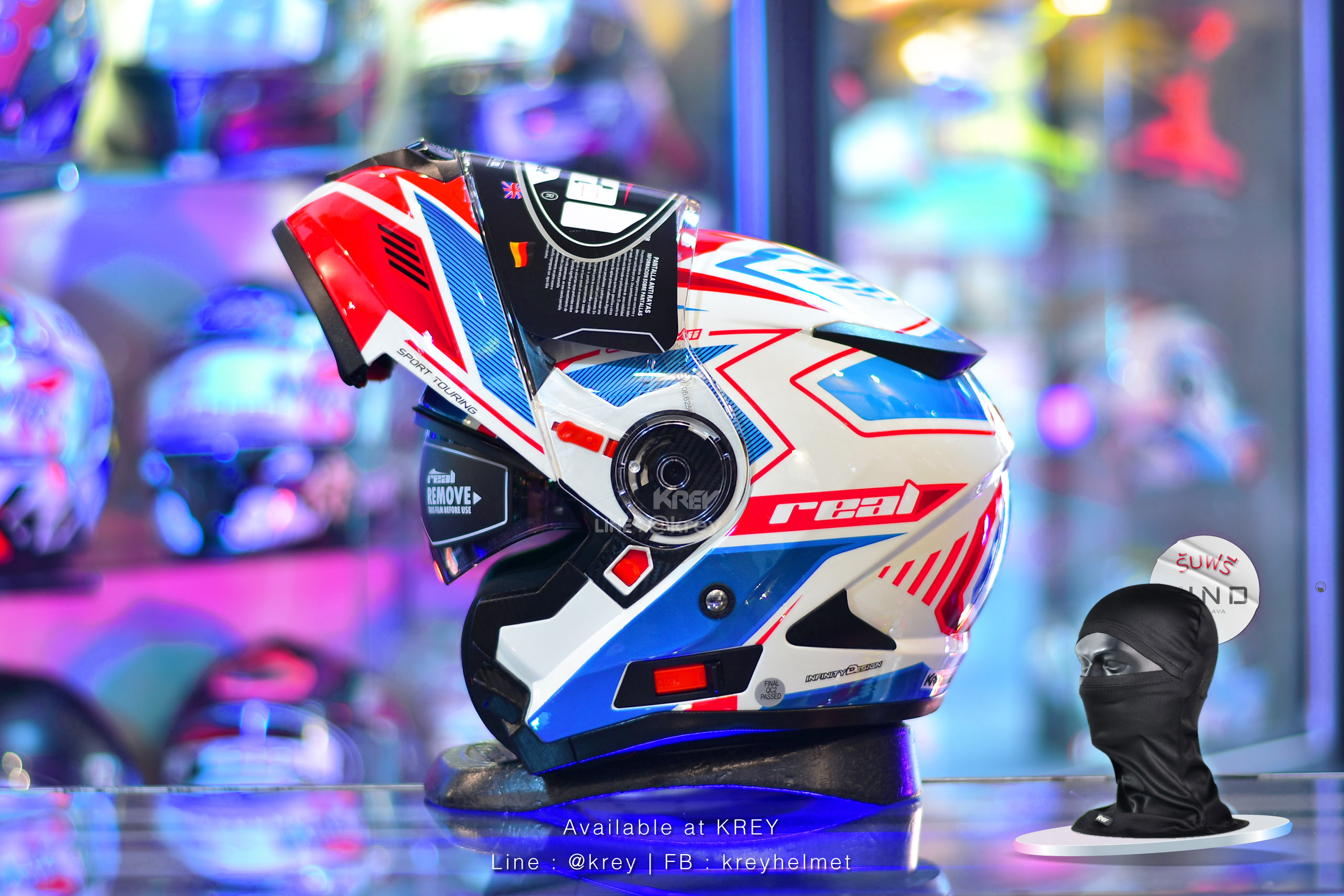 Real model Storm Eagle Force White Blue Red