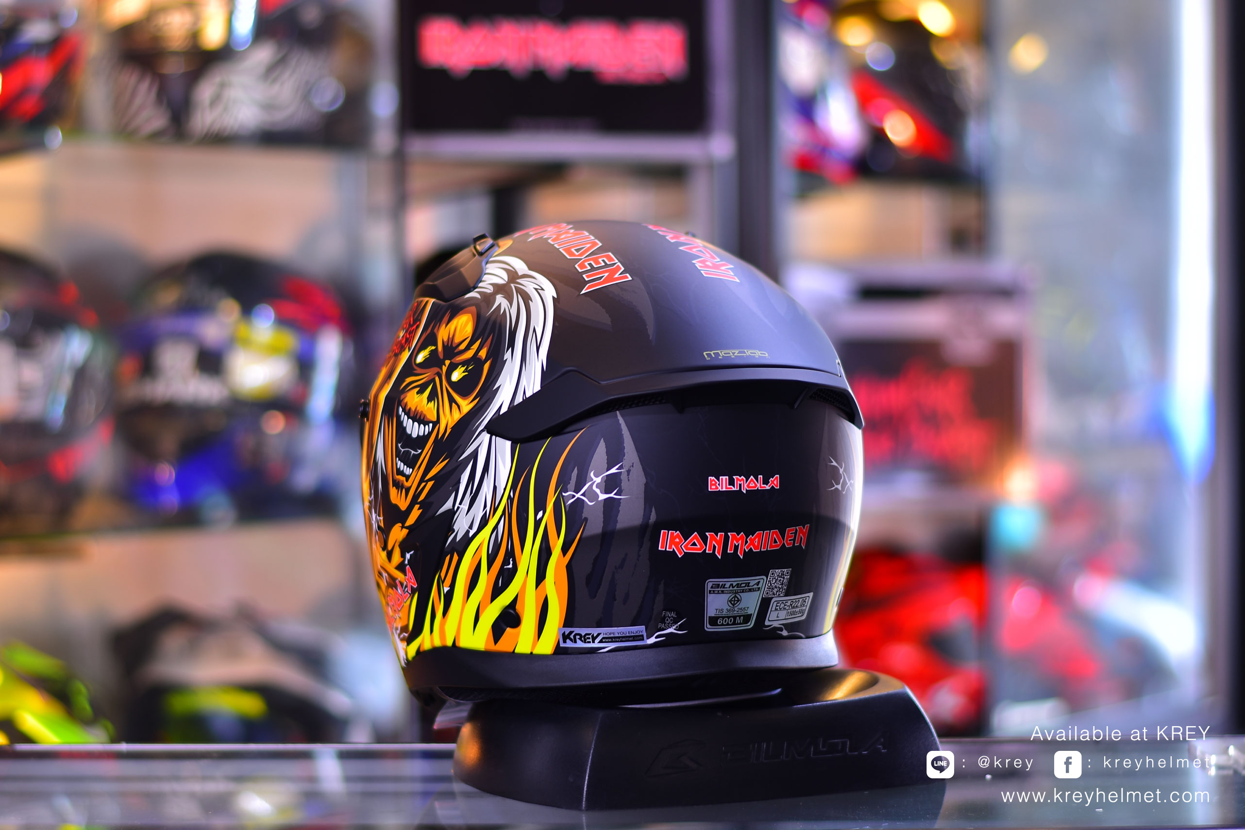 BIlmola model Spiker : THE NUMBER OF THE BEAST Black Matt