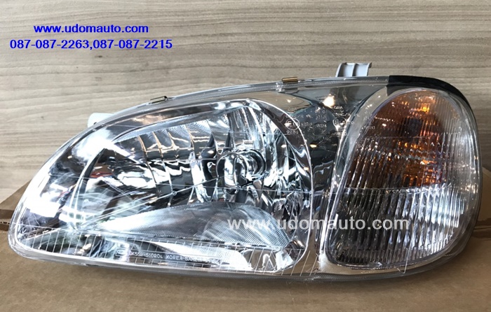 เสื้อไฟหน้า KIA CARNIVAL (ใส่กับรุ่นไฟตัดหมอกเหลี่ยม) / Headlight