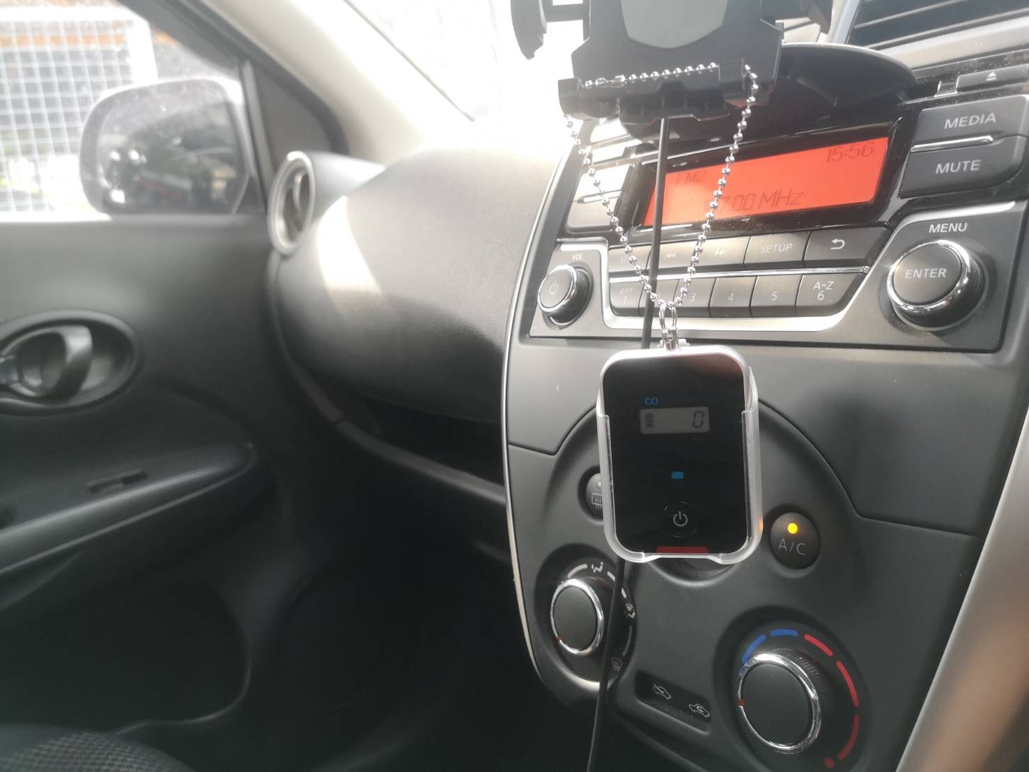 เครื่องตรวจจับ วัดค่า และแจ้งเตือน ก๊าซคาร์บอนมอนอกไซด์ แบบพกพา COD (carbon monoxide detector)