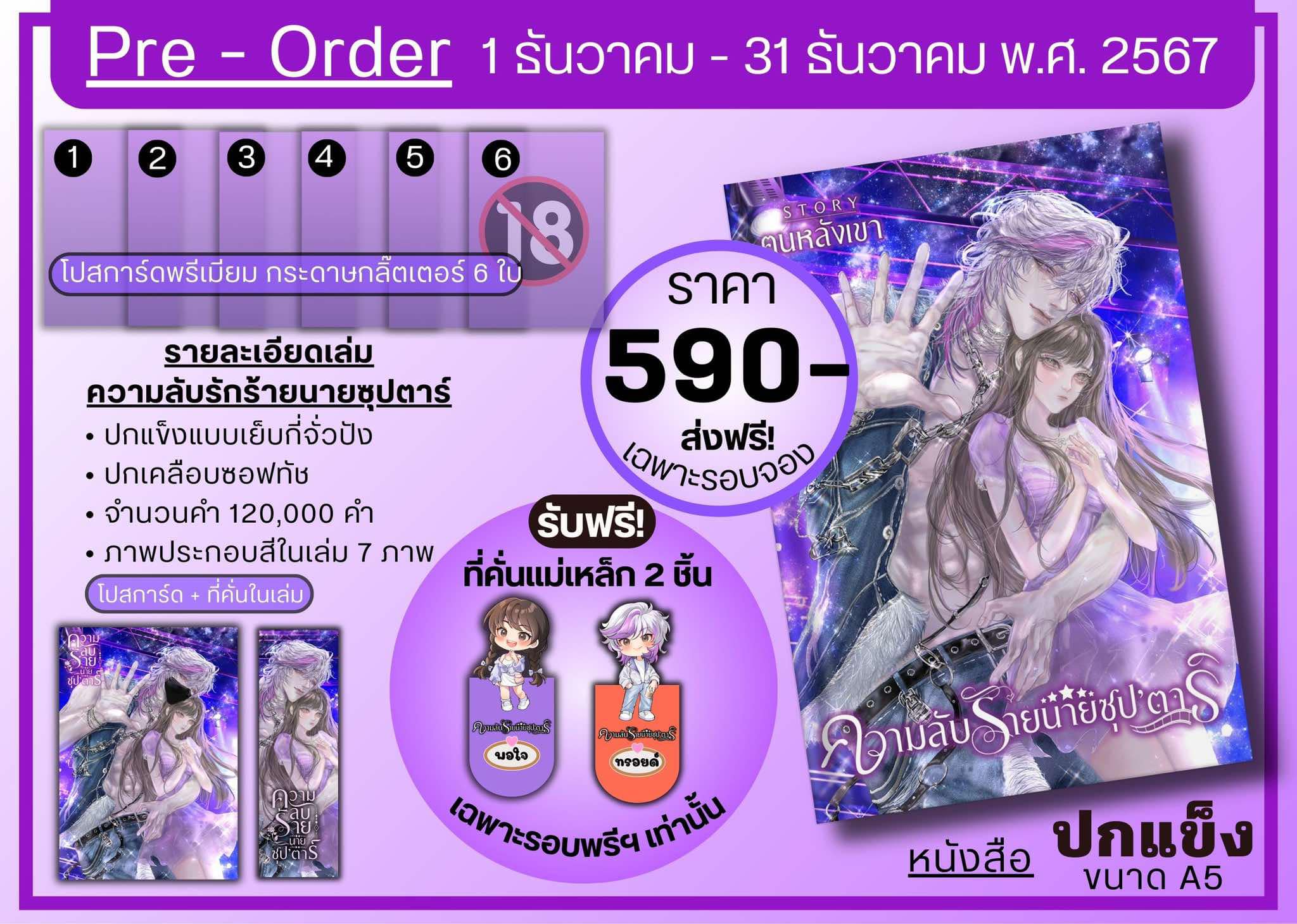 ความลับร้ายนายซุป’ตาร์ (ทรอยด์ x น้ำใจ) / ฅนหลังเขา(หนังสือทำมือ ใหม่)