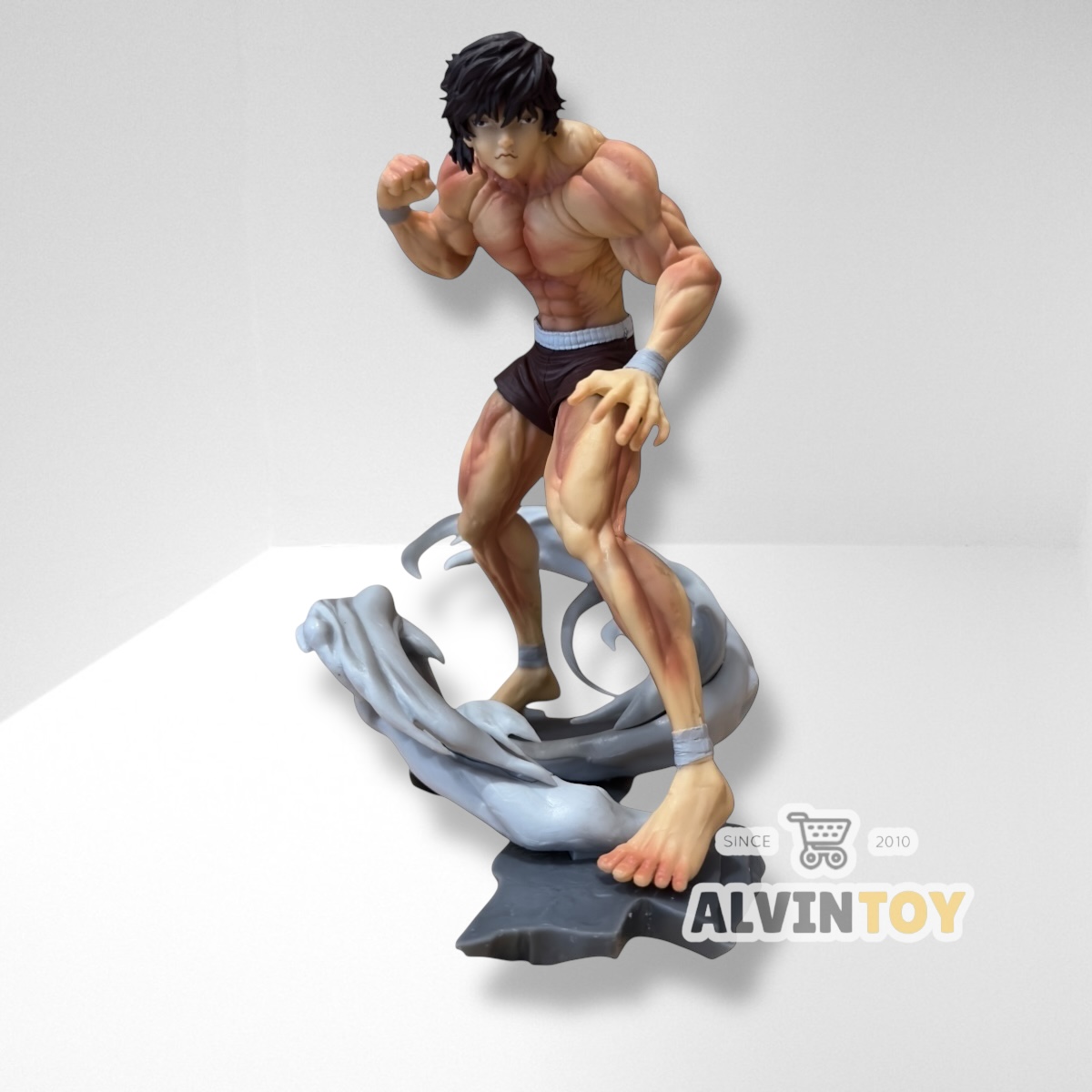 Figure Baki Hanma - ฮันมะ บากิ ขนาดความสูง 16 cm. มีกล่อง