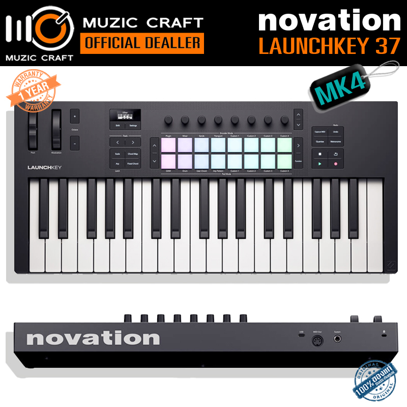 Novation Launchkey 37 MK4 *ของแท้รับประกัน 1ปี* USB MIDI Keyboard Controller, มิดิ คีย์บอร์ด คอนโทรลเลอร์