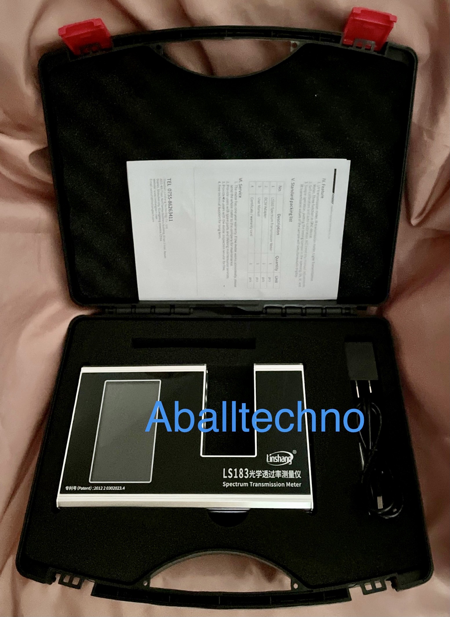 เครื่องวัดฟิล์มกรองแสง LS183 Digital UV Light Transmission Meter