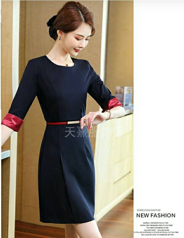 ชุดพนักงานต้อนรับ ชุดพนักงานขายเครื่องสำอาง พนักงานออฟฟิศ