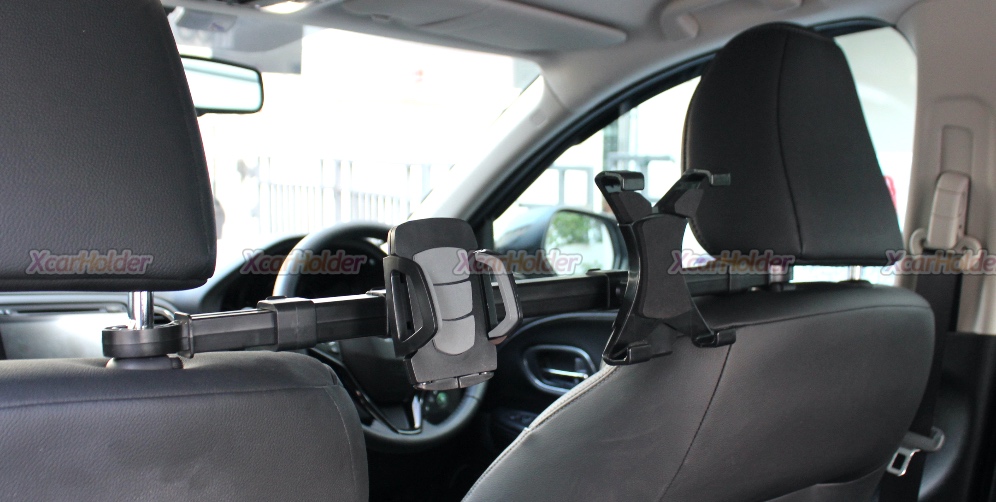 HEADREST COMBO SET | ที่วางแท็บเล็ต และมือถือ แบบเกาะระหว่างเบาะนั่งรถยนต์