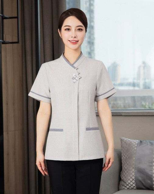 เสื้อแม่บ้าน ชุดแม่บ้าน เสื้อพนักงานทำความสะอาดห้องพักโรงแรม ชุดพนักงานทำความสะอาดโรงแรม