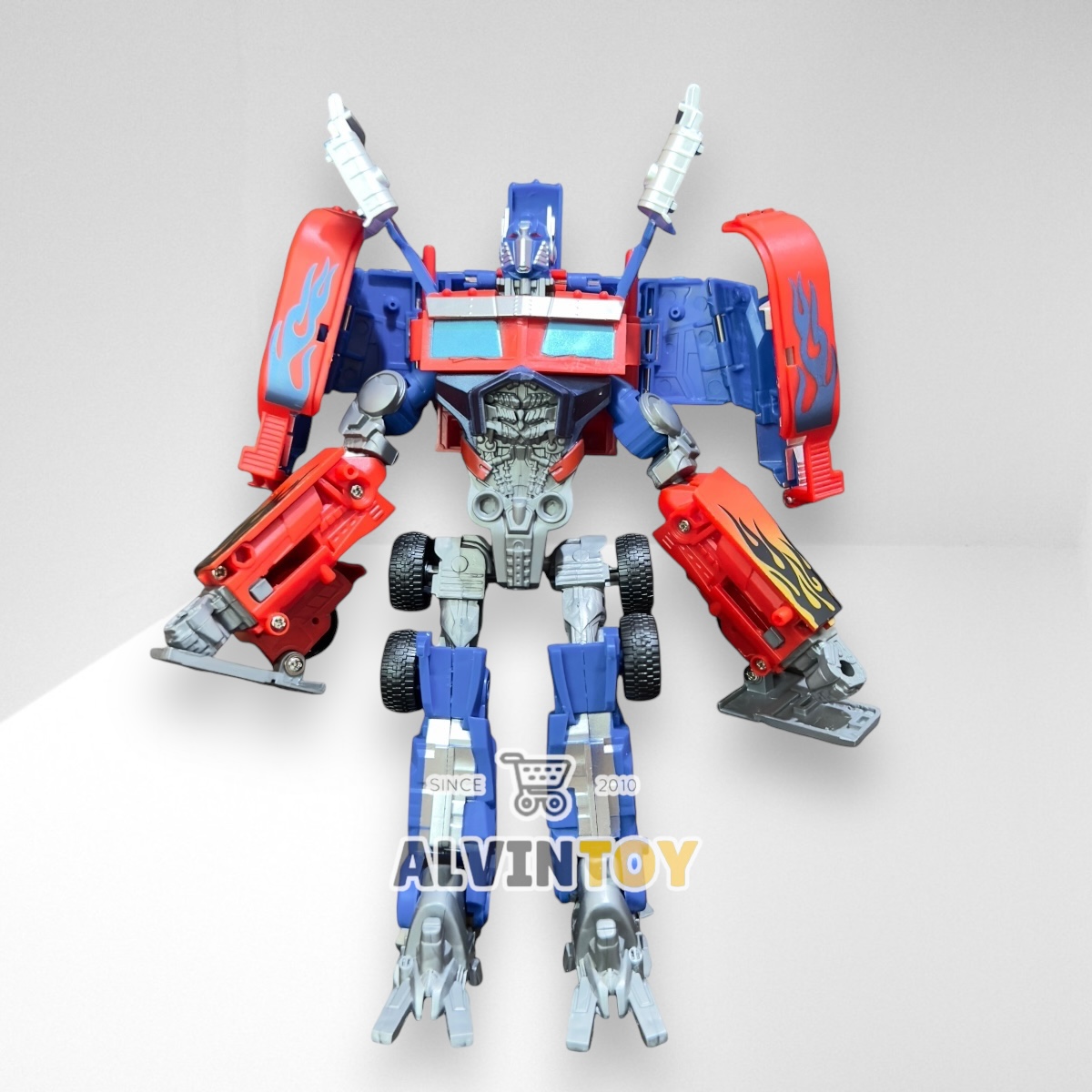 หุ่นยนต์ Transformer ชุด 2 ตัว Optimus Prime Bumblebee ขนาดความสูง 23 ซม.