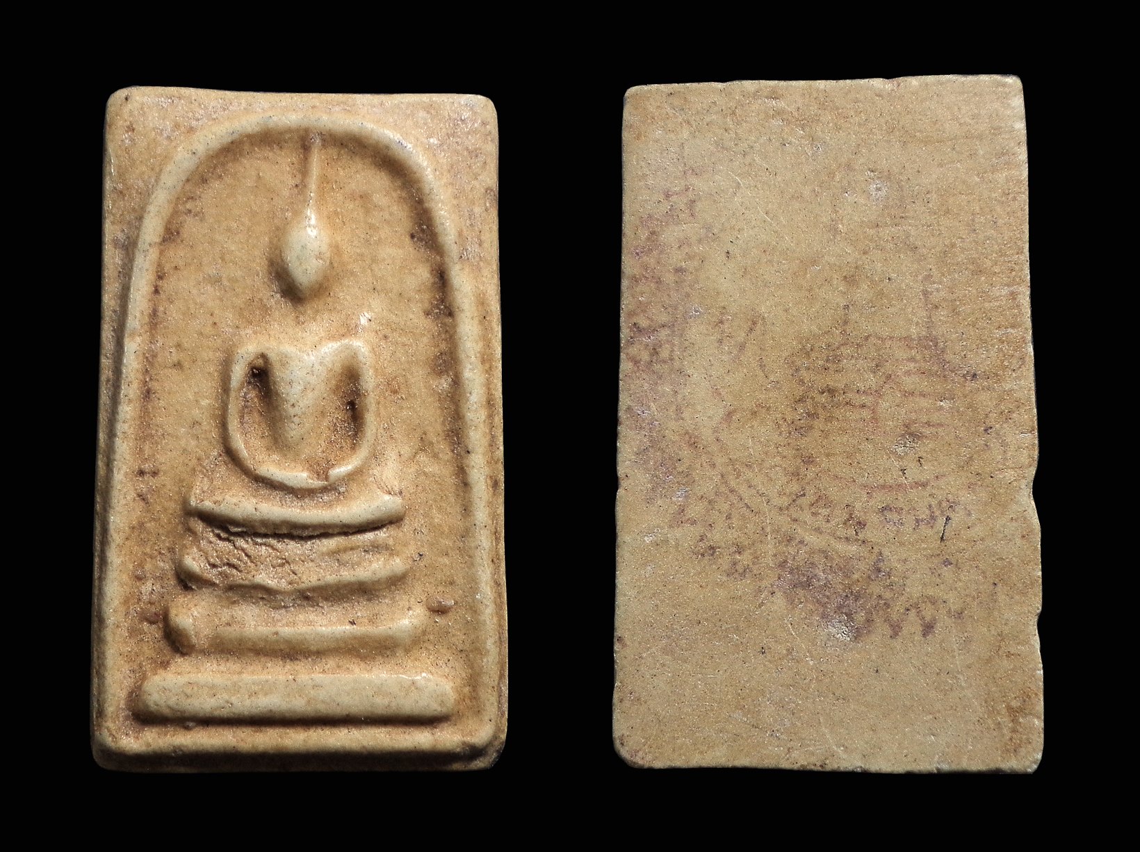 พระสมเด็จ พิมพ์ใหญ่ หลวงปู่ลำภู วัดบางขุนพรหม กทม. ปี2500