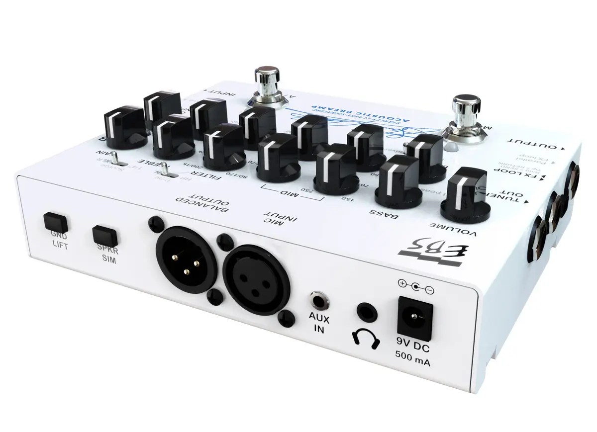 EBS Stanley Clarke Signature Acoustic Preamp -by Muzic Craft *ของแท้รับประกันศูนย์* ปรีแอมป์สำหรับอคูสติกดับเบิ้ลเบส