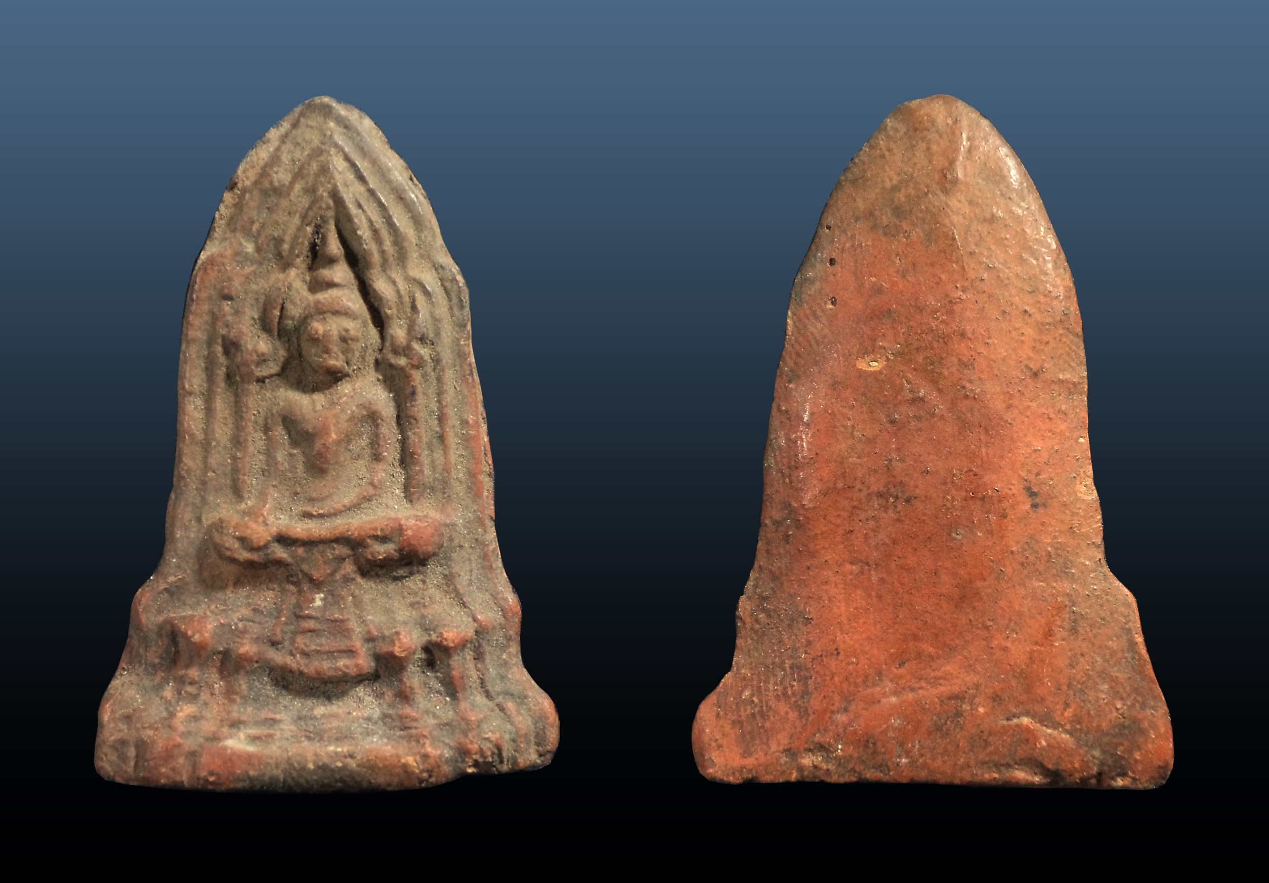 พระโคนสมอพิมพ์ปางมารวิชัย ชากังราว กำแพงเพชร