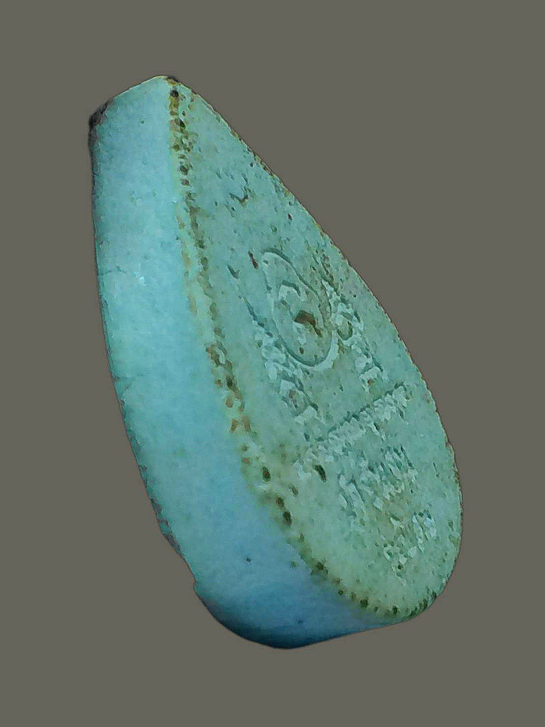 พระหยดน้ำเนื้อผง หลวงพ่อโอด วัดจันเสน นครสวรรค์ ปี2531