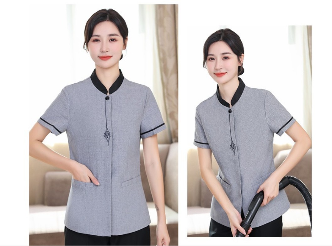 ชุดฟอร์มพนักงานทำความสะอาด เสื้อแม่บ้าน พ่อบ้าน เบลล์