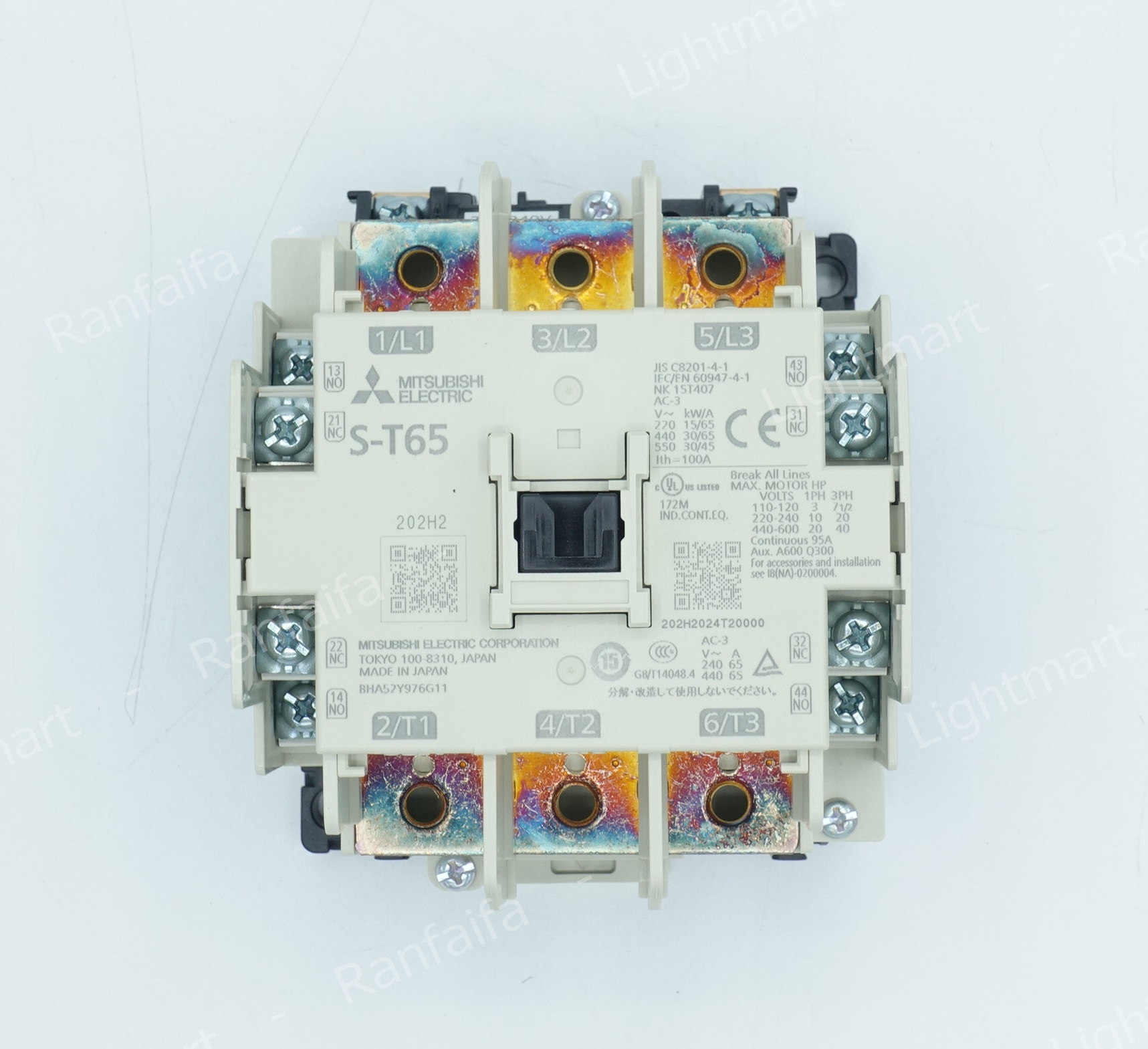 Magnetic Contactors S-T65 Coil 220V (100A) "Mitsubishi"