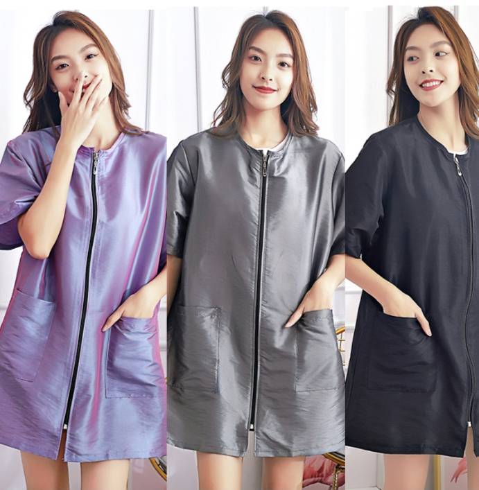 เสื้อคลุมช่างเสริมสวย ช่างตัด ช่างทำเล็บ เสื้อคลุมลูกค้า