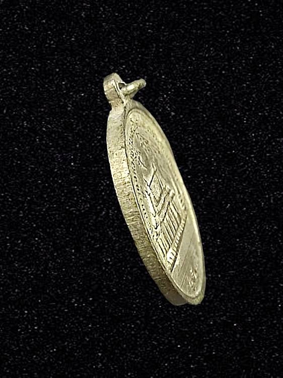 เหรียญพระพุทธ ฉลองพระอุโบสถ วัดด่านสำโรง สมุทรปราการ ปี2508