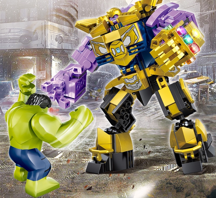 ตัวต่อเลโก้ ธานอส vs ฮัค