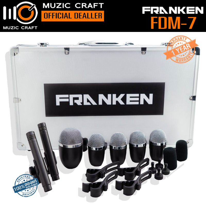 Franken FDM-7 *ของแท้รับประกัน 1ปี* ไมค์กลอง 7 Piece Drum Microphone