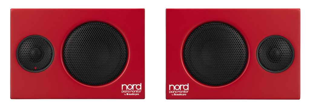 Nord Piano Monitors V2 (Pair/คู่) *ของแท้รับประกัน 1ปี* ลำโพงมอนิเตอร์ พร้อมขายึดคีย์บอร์ด (with Monitor Brackets)