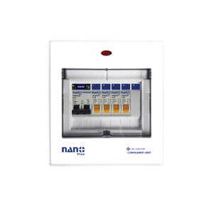 ตู้ Consumer Unit 2P 4 ช่อง (ครบชุด) Nano