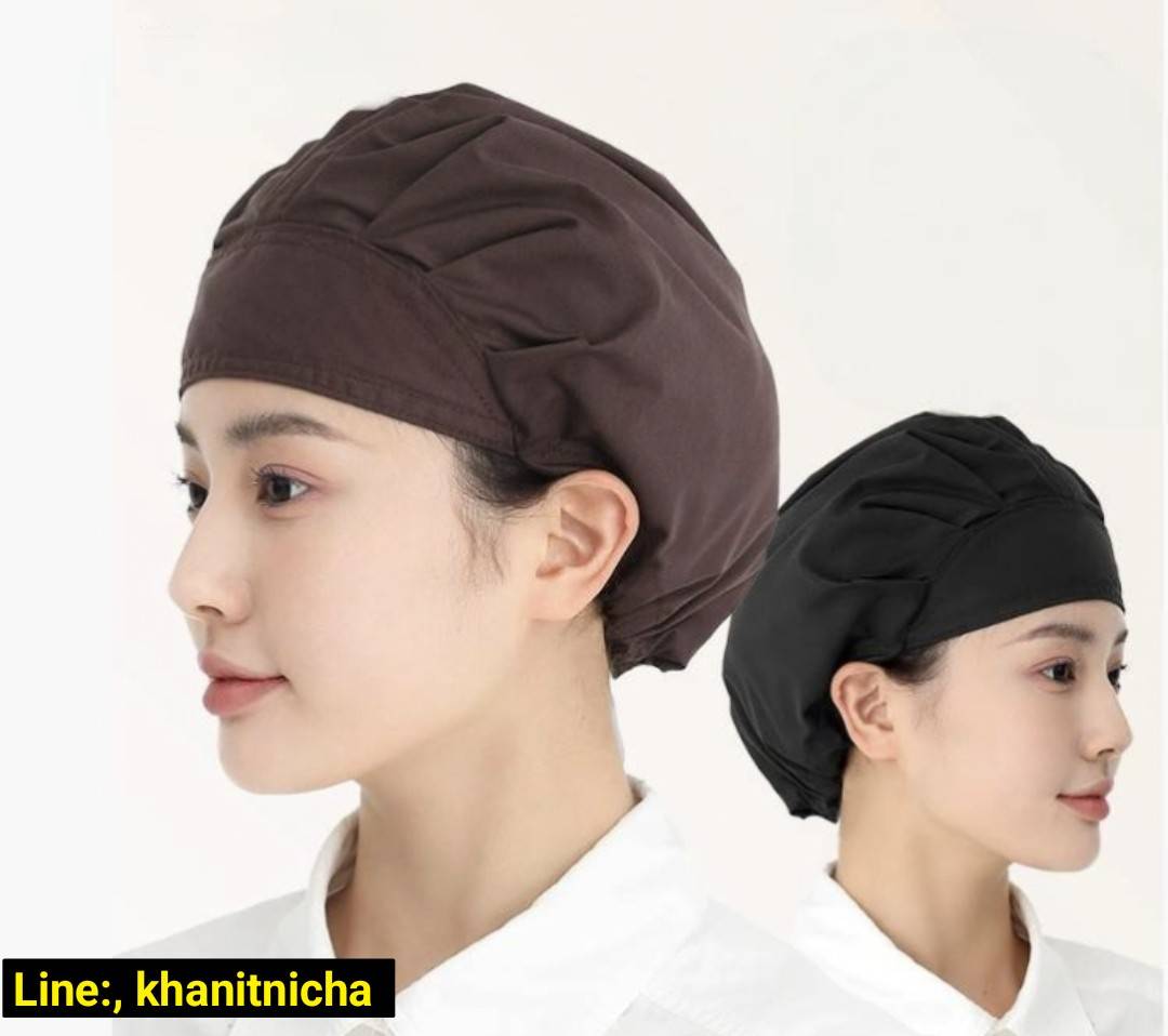 หมวกโรงงาน หมวกจัดเลี้ยง หมวกเชฟ หมวกป้องกันควันน้ำมัน หมวกป้องกันฝุ่น หมวกป้องกันควันน้ำมัน หมวกทำงานครัว