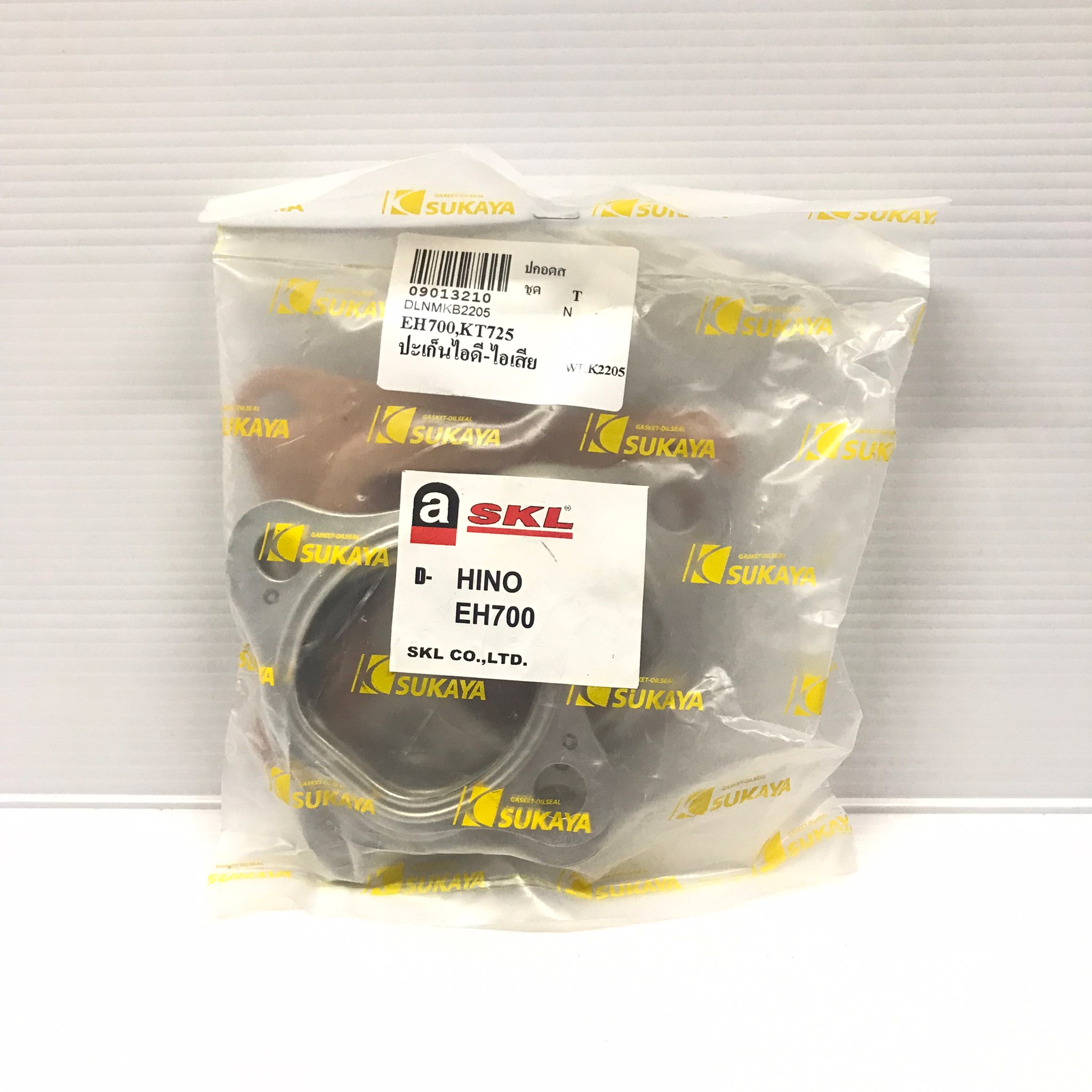 ประเก็นไอดีไอเสีย HINO EH700 / KT725 / ฮีโน่ / ยี่ห้อ SKL / Gasket manifold in-ex / ปะเก็นไอดีไอเสีย