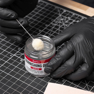 สีทาขอบหนัง Angelus Burnishing Gum Leather Edge Finish Clear | Turns Leather Edges to Smooth & Glossy | 4oz (118mL)
