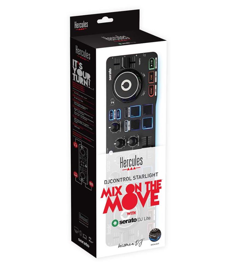 Hercules DJControl Starlight *ของแท้รับประกัน 1ปี* ดีเจคอนโทรลเลอร์ DJ Controller