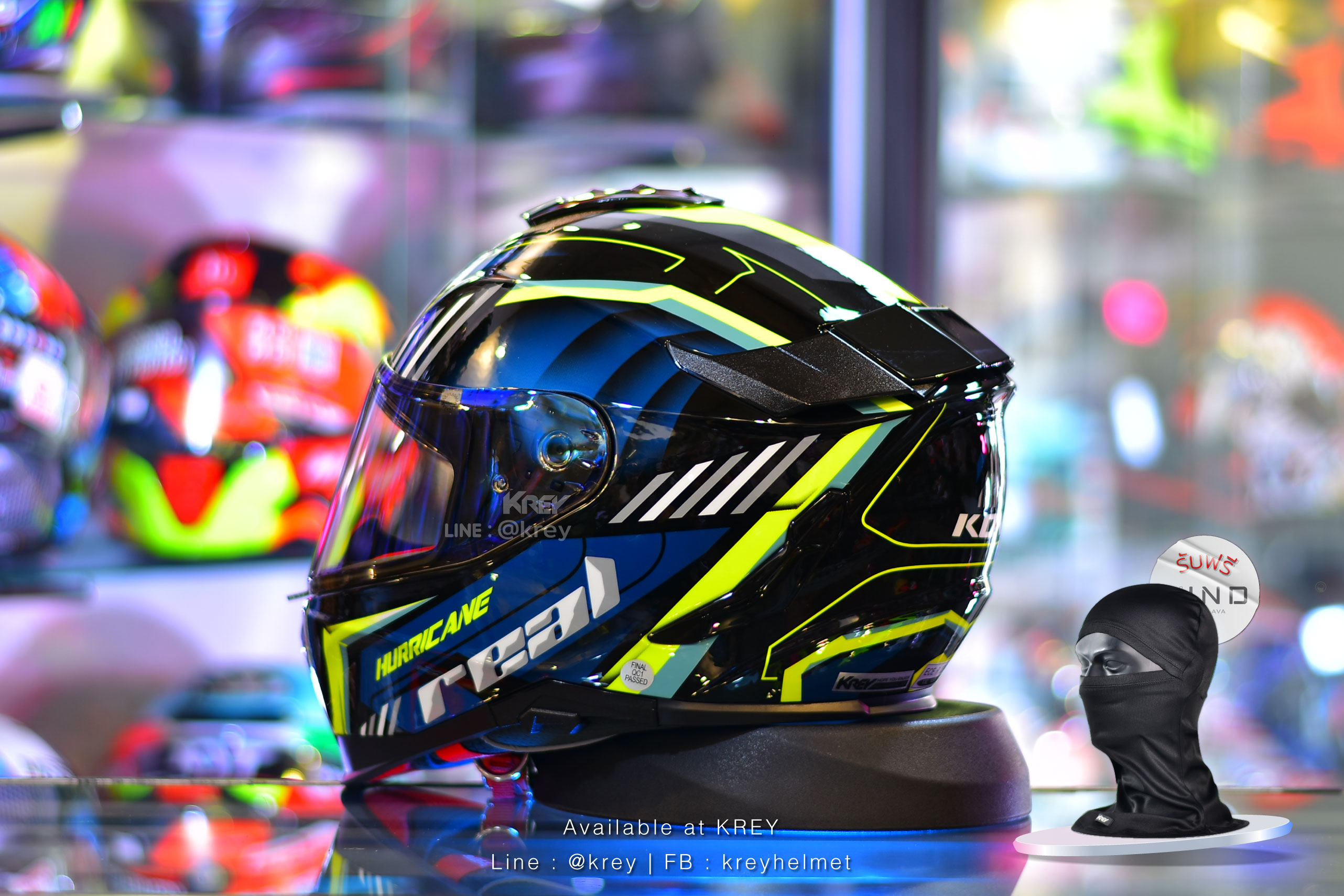 Real model Hurricane Kona Black Green