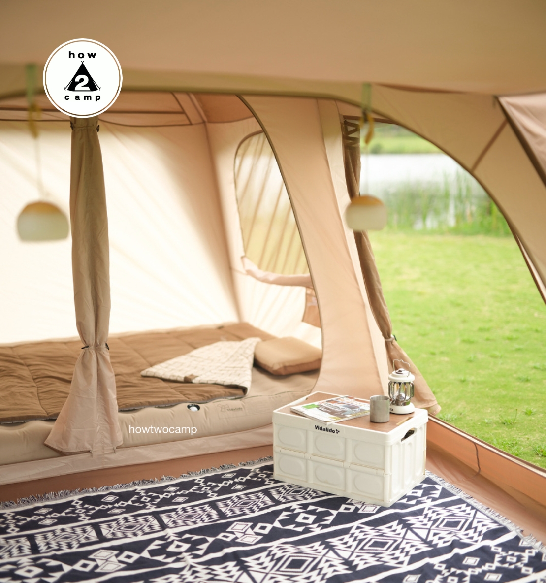 Vidalido poon saan เต็นท์ครอบครัว 2room