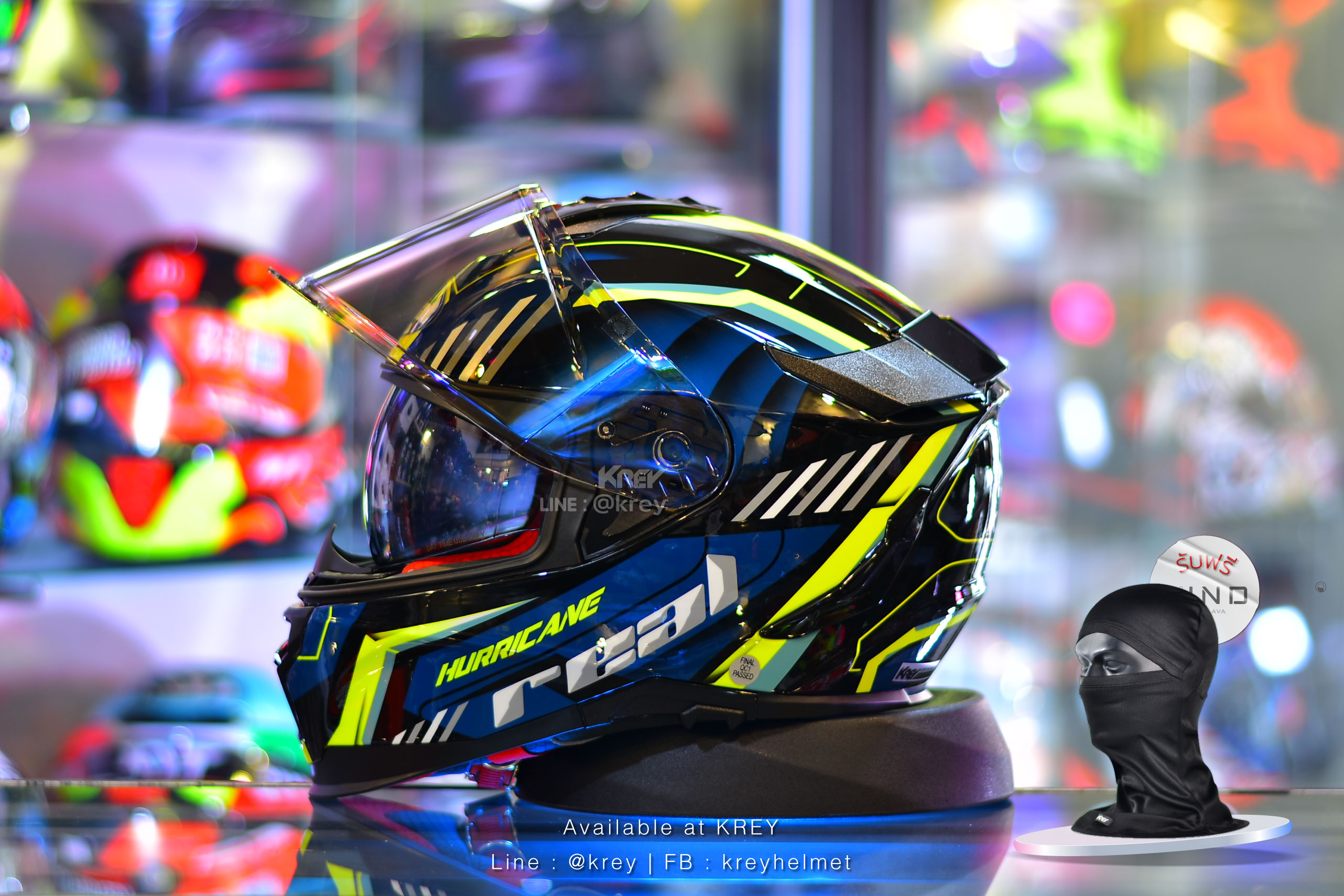 Real model Hurricane Kona Black Green