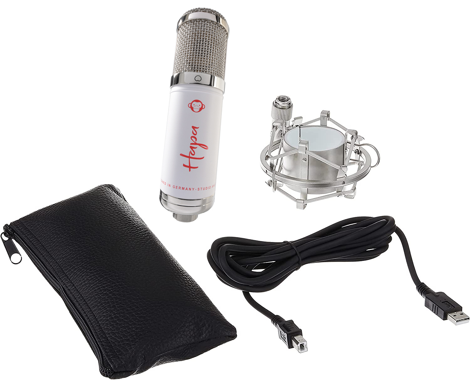 Monkey Banana Hapa *ของแท้รับประกัน 1ปี* USB ไมโครโฟน, 28Hz–20kHz, ฟรี!! USB Cables/Shock Mount/Carry Bag