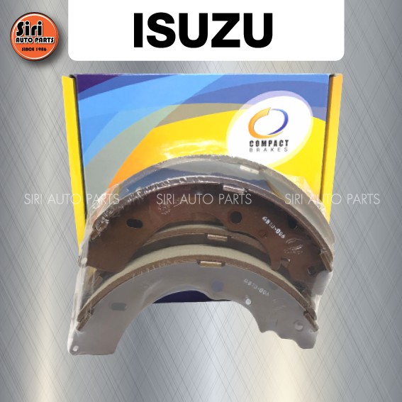 Compact Brake (ประกัน 1 เดือน) ก้ามเบรคหลัง ISUZU DMAX 2WD, DMAX ALL NEW 2WD อีซุซุ ดีแม็ก, ดีแม็ก ออนิว 2WD compact (TCN495) ผ้าเบรค