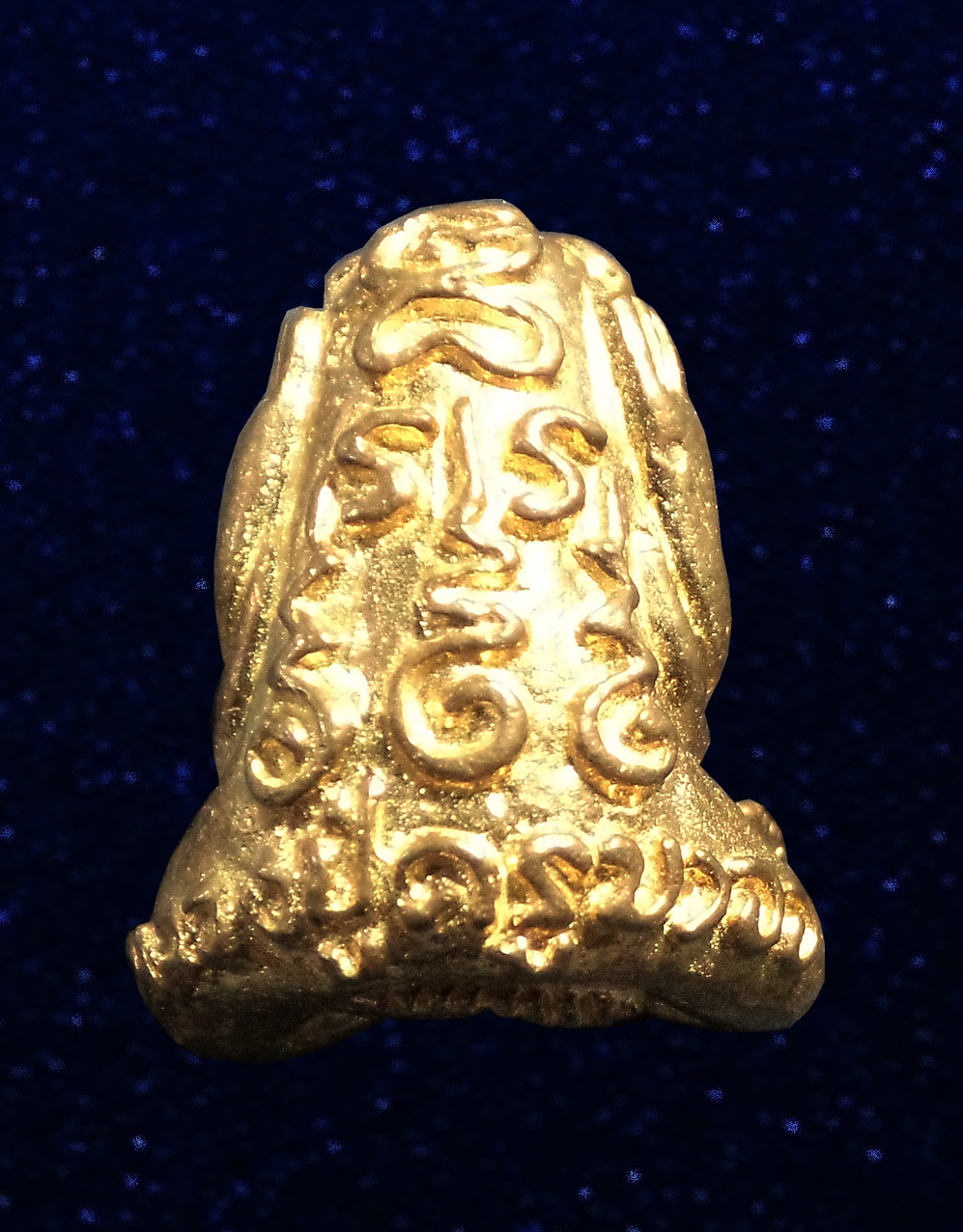 พระปิดตามหาอุตม์ รุ่นแรก หลวงปู่ครูบาออ ปัณฑิต๊ะ วัดพระธาตุดอยจอมแวะ เชียงใหม่ ปี2557 เนื้อทองทิพย์